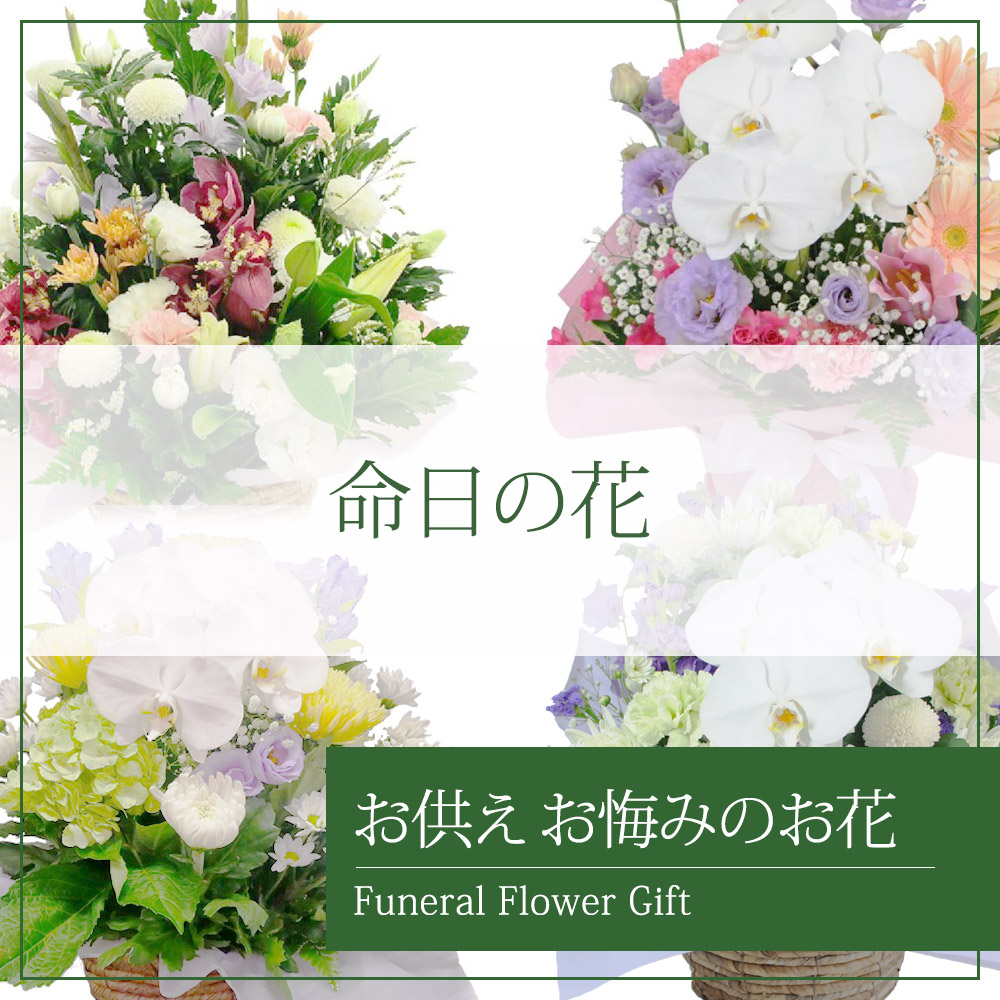 命日に贈るお供え・お悔やみの花やマナー | エーデルワイス【花