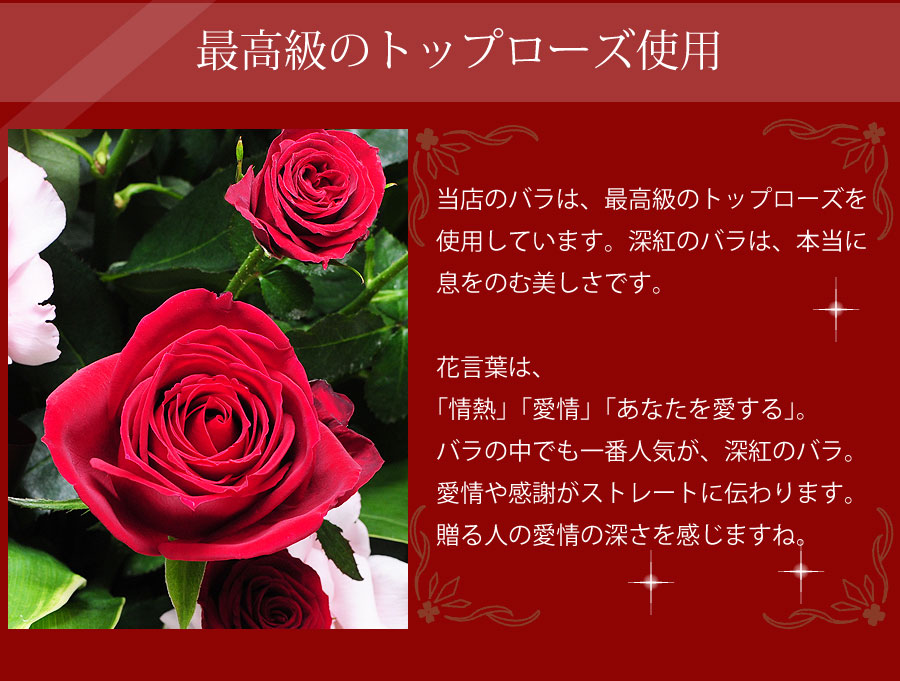 レッドダイヤモンド Mサイズ アレンジメント 誕生日プレゼント 赤バラ 薔薇 ばら フラワーギフト バラ 薔薇 ばら のアレンジメント エーデルワイス 花の贈り物 フラワーギフト通販 花宅配 水戸市