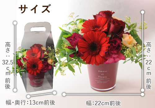 カラーグラスのアレンジメント あす着 12時までの注文で 最短翌日お届け エーデルワイス 花の贈り物 フラワーギフト通販 花宅配 水戸市
