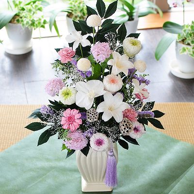 お供え 高級 プリザーブドフラワー 永遠(とわ) プリザーブドフラワー