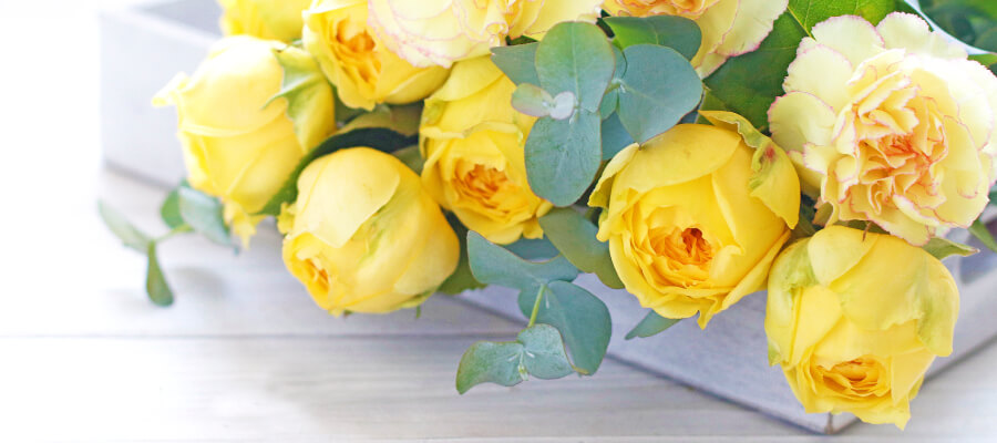 父の日の花・花束はひまわりや黄色いバラが人気 黄色い花を父の日に贈る理由とは